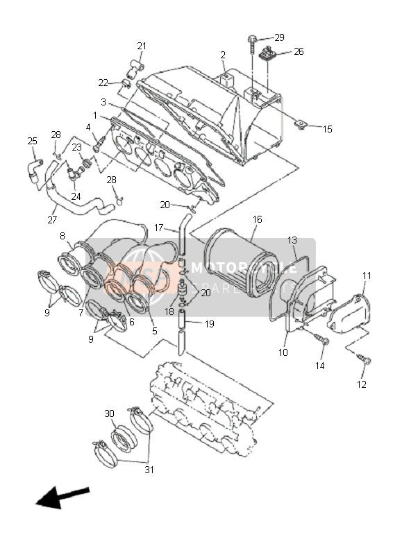 Yamaha FJR1300A 2006 Admission pour un 2006 Yamaha FJR1300A