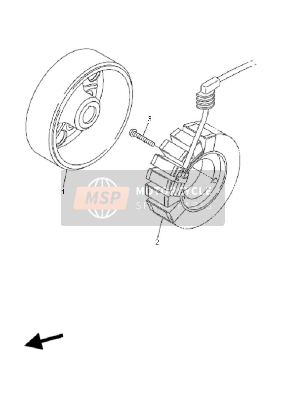 Yamaha FJR1300A 2006 GENERATOR für ein 2006 Yamaha FJR1300A