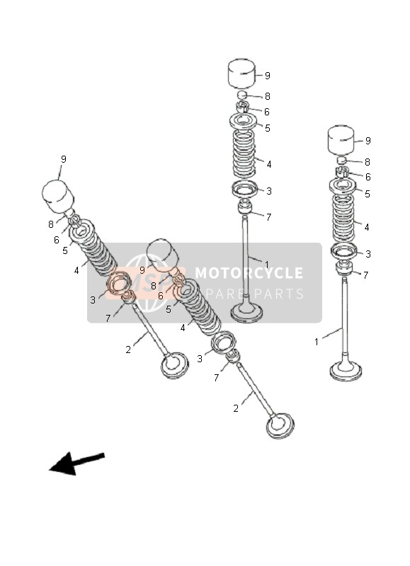 Yamaha FJR1300AS 2006 Valve for a 2006 Yamaha FJR1300AS