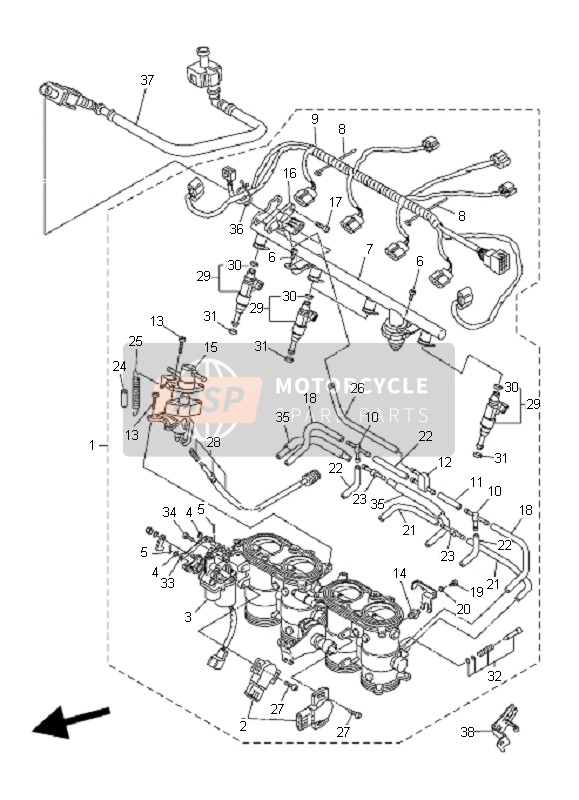 Yamaha FZ1-N FAZER 2006 Admission 2 pour un 2006 Yamaha FZ1-N FAZER