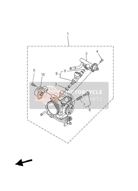 Yamaha MT03 (25KW) 2006 Assunzione 2 per un 2006 Yamaha MT03 (25KW)