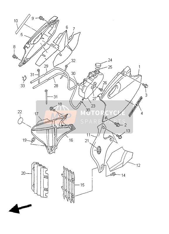 5NG2174A5000, Isolateur De Cache L, Yamaha, 0