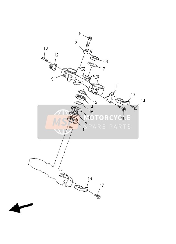 950270804000, Flanschschraube, Yamaha, 2