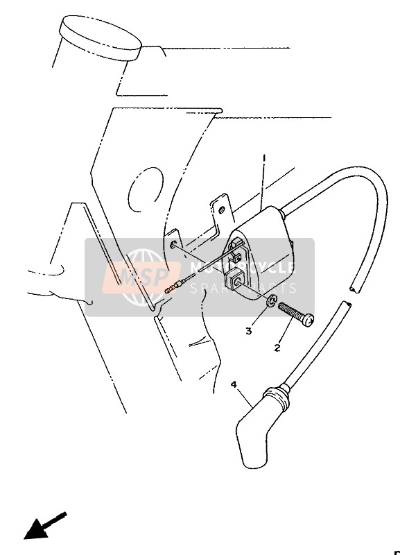 8DG823700000, Plug Kap Assy, Yamaha, 1