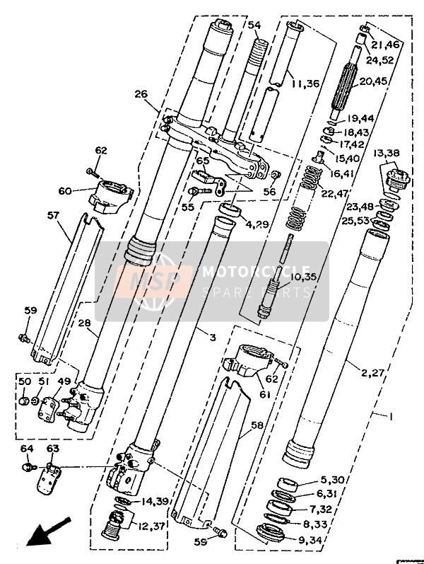 3XJ23167L000, . Holder, Axle, Yamaha, 4