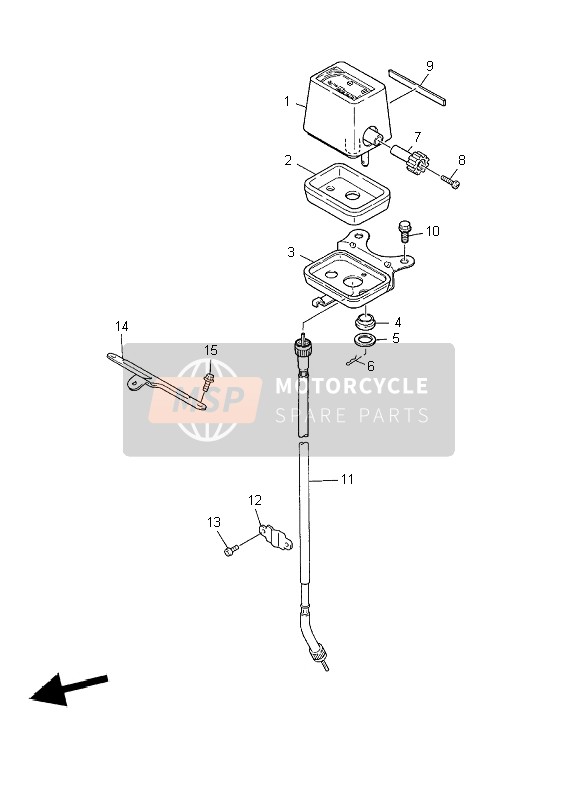 5BF835500000, Cable De Competeur, Yamaha, 0