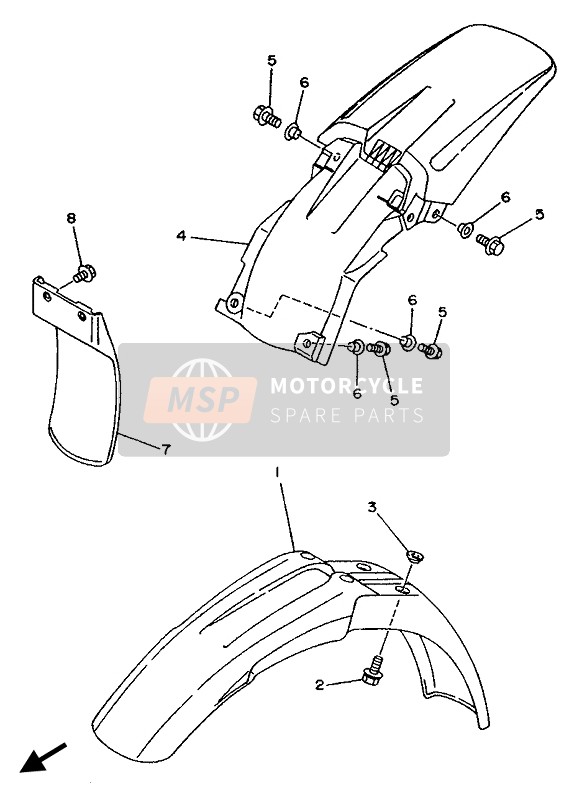 901190618500, Schraube, Mit Scheibe, Yamaha, 1