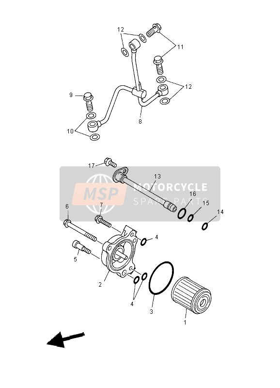 90109065G200, Bolt, Yamaha, 1