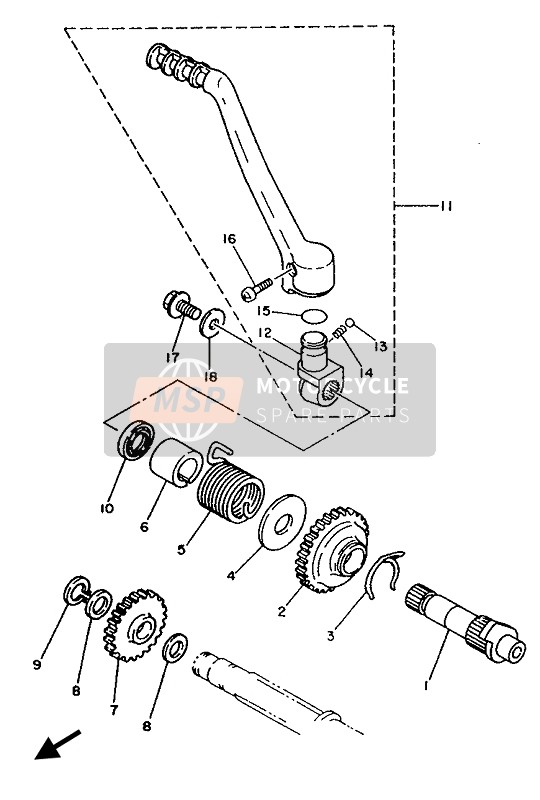 90201087A900, Washer, Plate, Yamaha, 1