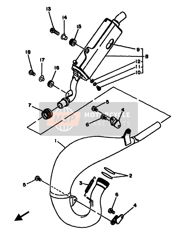 970170601000, Bearing Bolt, Yamaha, 1