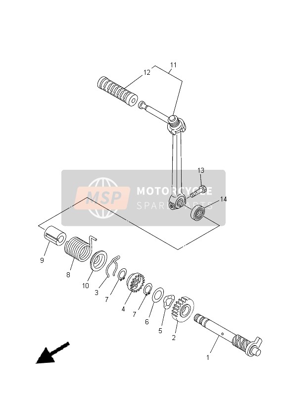 4WHE56710000, Manicotto Scorrevole, Yamaha, 0