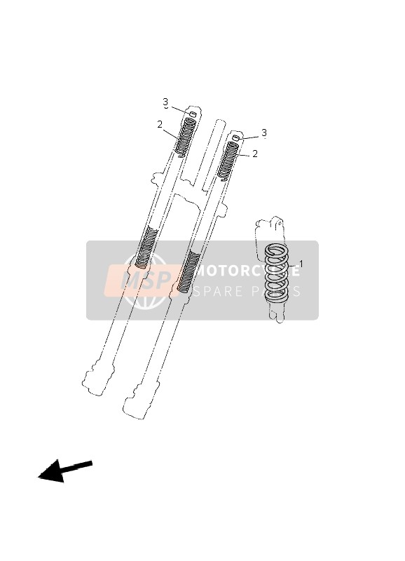 Yamaha WR426+400F 2002 Alterner (Châssis) pour un 2002 Yamaha WR426+400F