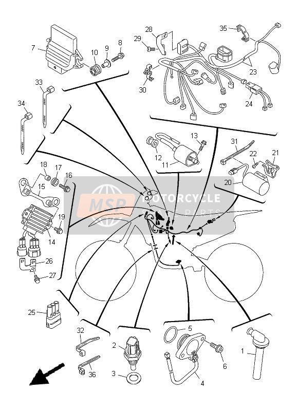 1SL212870000, Bracket, Regulator, Yamaha, 1