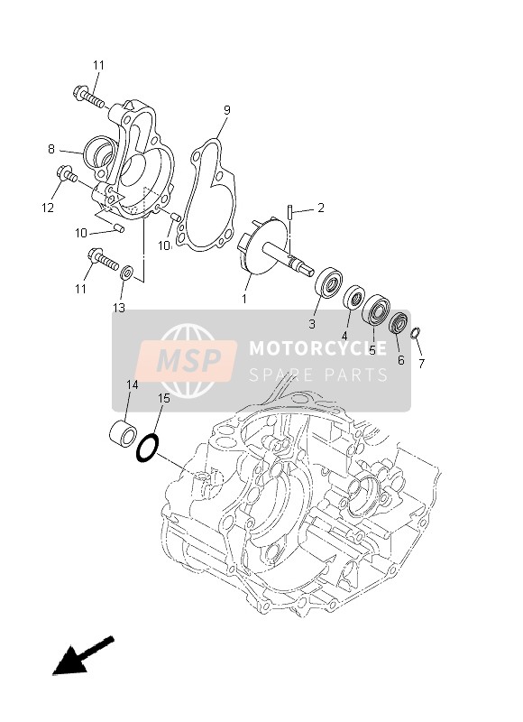 33D124270000, Gasket, Housing Cover 1, Yamaha, 2