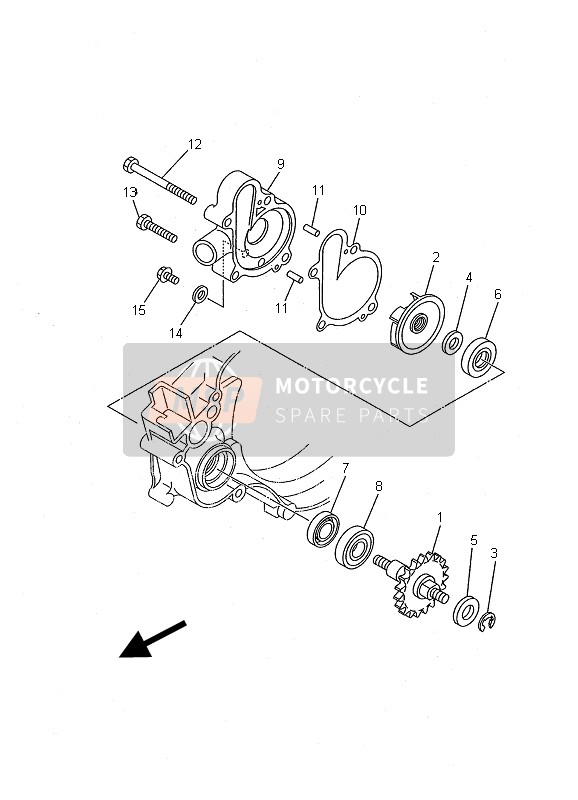 4JY124280000, Gasket,Housing Cover 2, Yamaha, 1