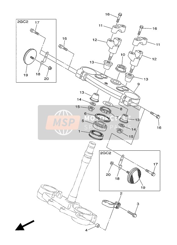 Yamaha WR450F 2016 Direccion para un 2016 Yamaha WR450F