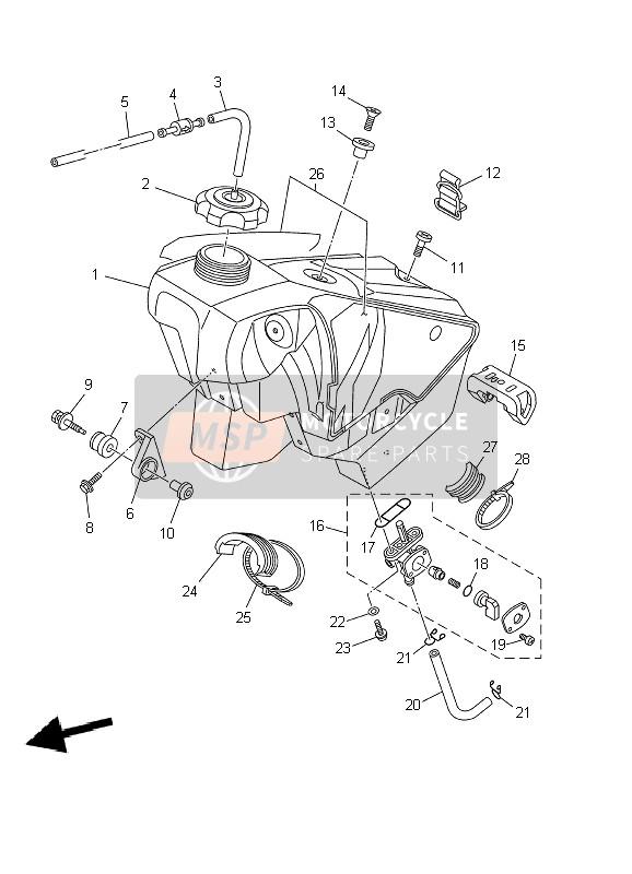 Serbatoio di carburante