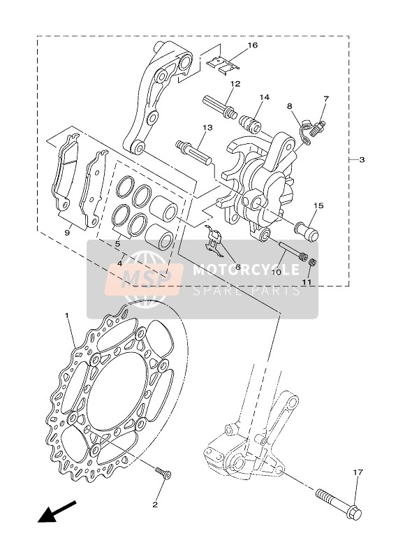 BREMSSATTEL VORNE