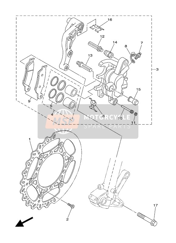 BREMSSATTEL VORNE