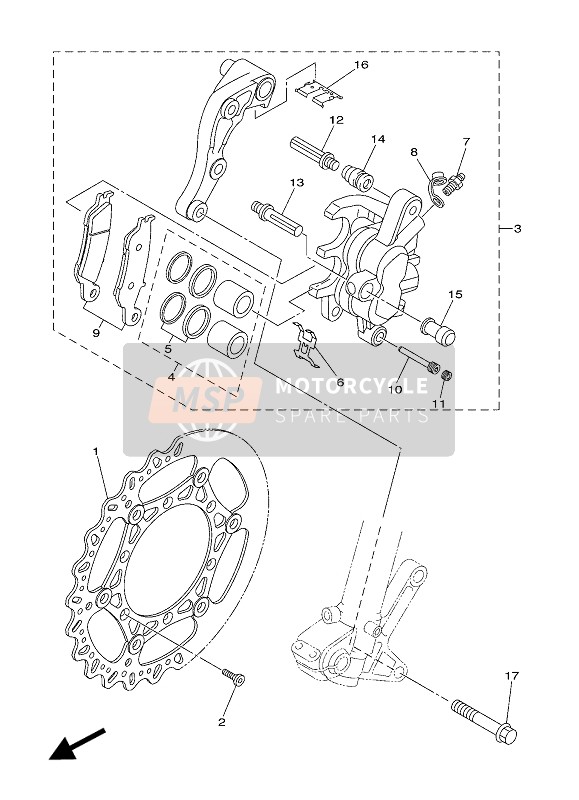 BREMSSATTEL VORNE