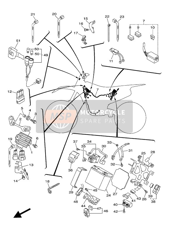 B29825902000, Wire Harness Assy, Yamaha, 0