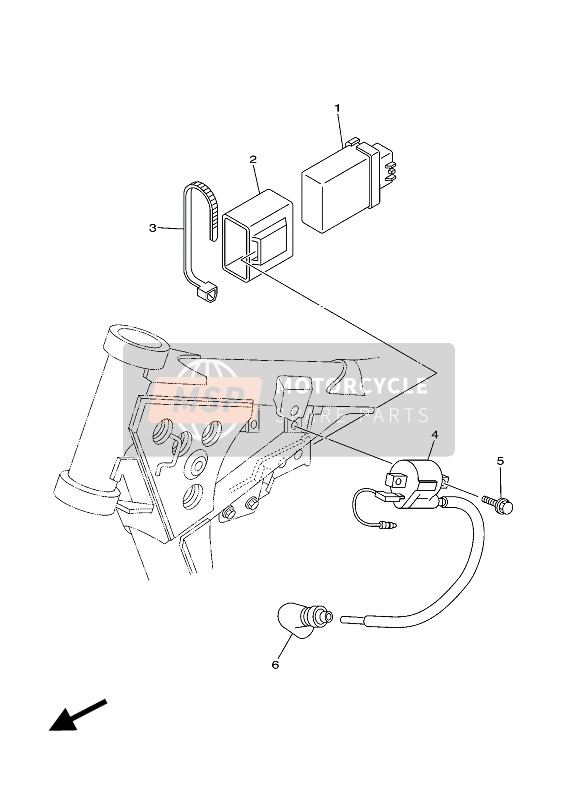 Yamaha YZ85 SW & LW 2017 Electrical 1 for a 2017 Yamaha YZ85 SW & LW