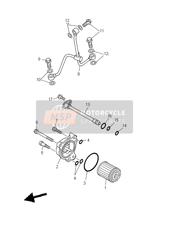 Yamaha YZ426F 2002 Pulitore Dell'Olio per un 2002 Yamaha YZ426F