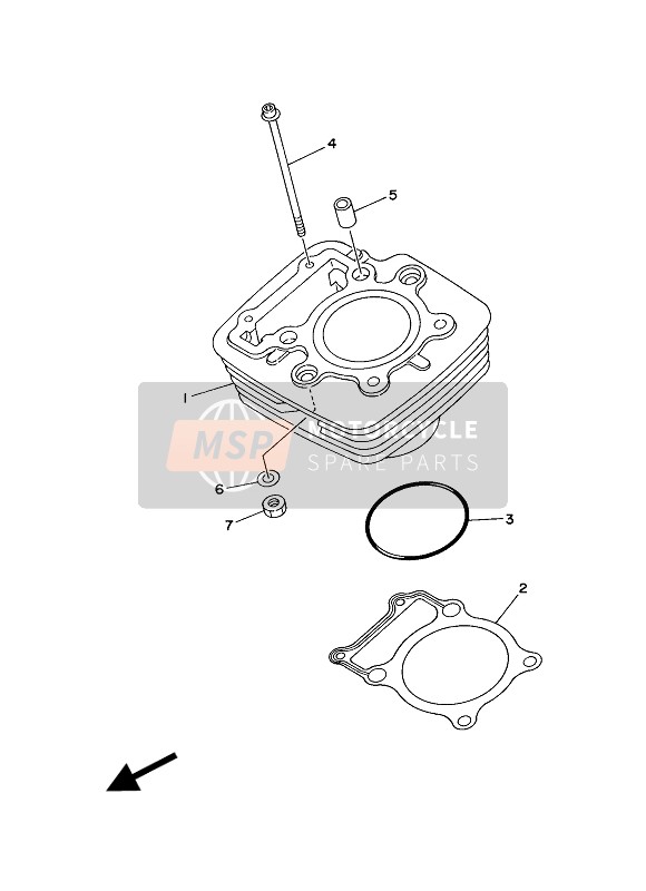 901050640600, Bolt, Washer Based, Yamaha, 0