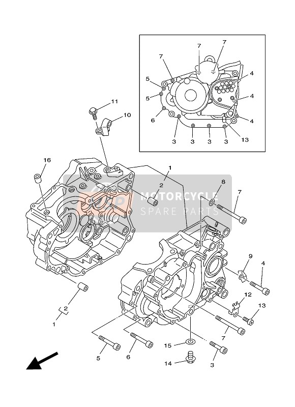 904621021500, Fascetta C/fori Di Fermo, Yamaha, 0