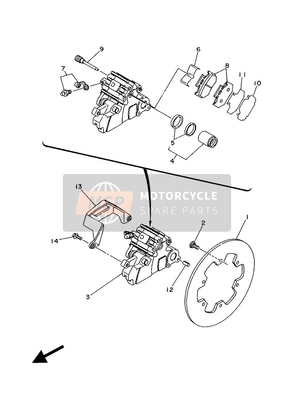 Rear Brake Caliper