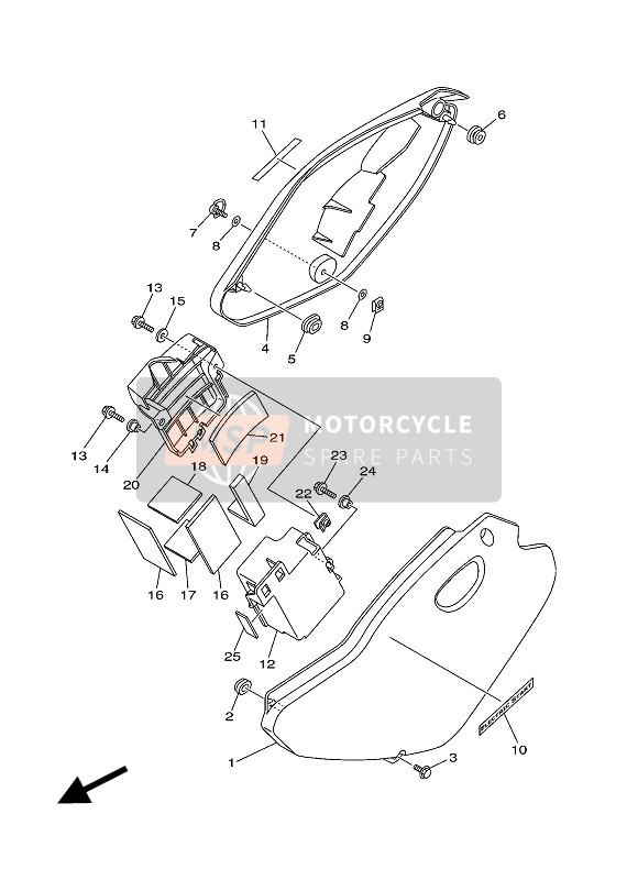 1B2F174X0000, Demper, Yamaha, 0