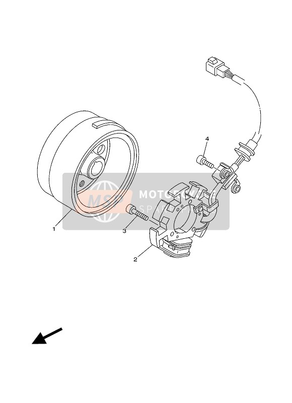 Yamaha TT-R125 2006 GENERATOR für ein 2006 Yamaha TT-R125