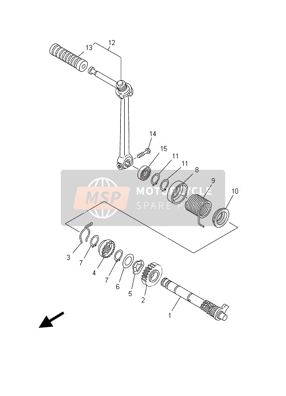 931021514700, Oil Seal (15X26X5-583), Yamaha, 1