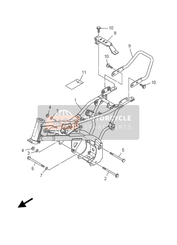 5HN213910000, Konsole, Sitz, Yamaha, 0