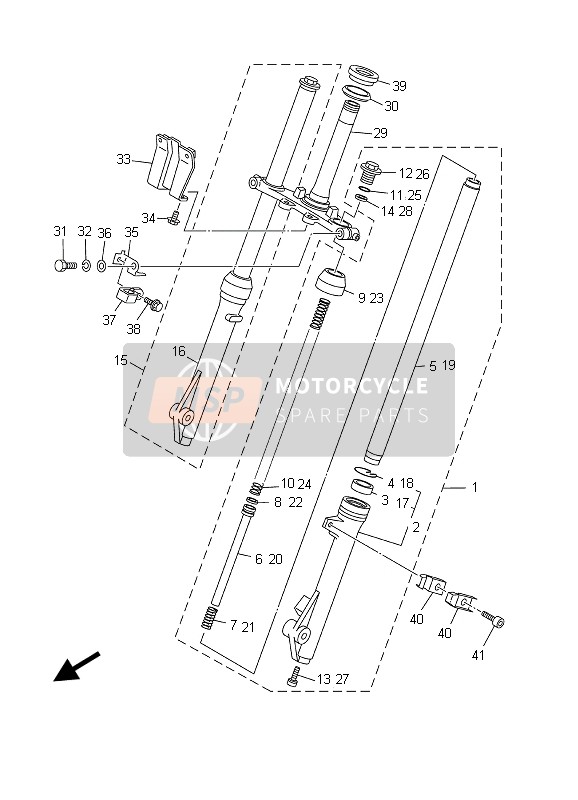 933999994200, Cojinete, Yamaha, 1