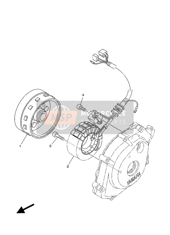 Yamaha XT125R 2008 GENERATOR für ein 2008 Yamaha XT125R