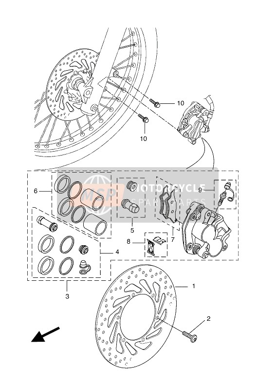 Front Brake Caliper