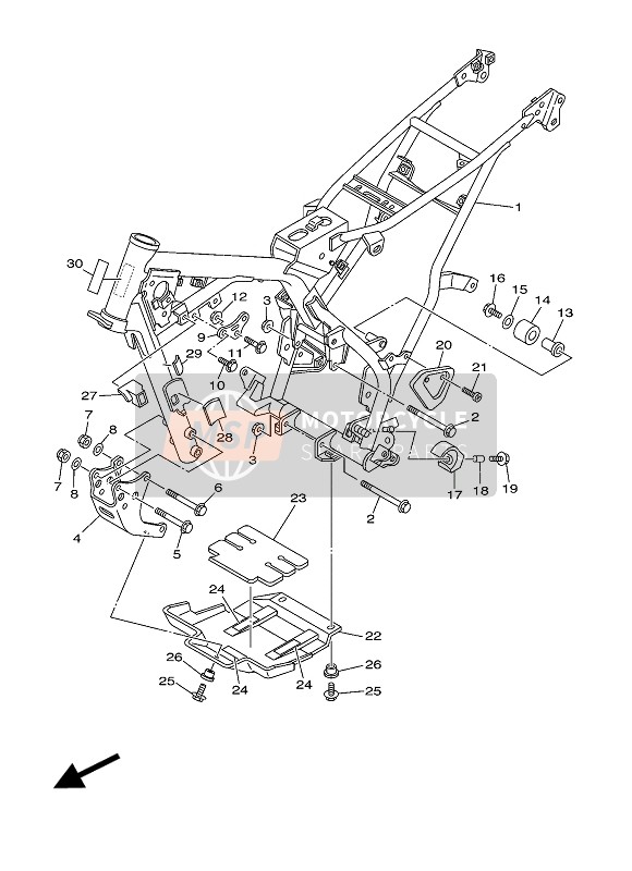 19C2156A3100, Plate, Md, Yamaha, 2