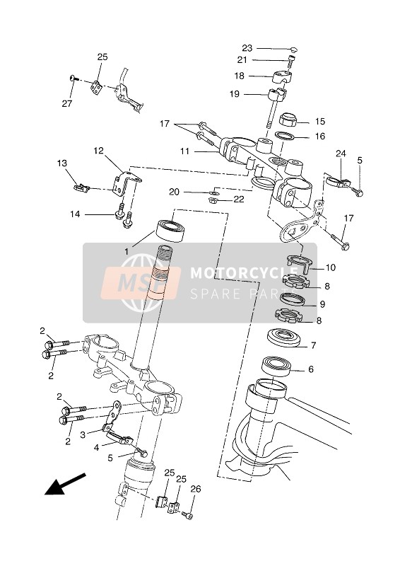 Yamaha WR125X 2014 Timone 2 per un 2014 Yamaha WR125X