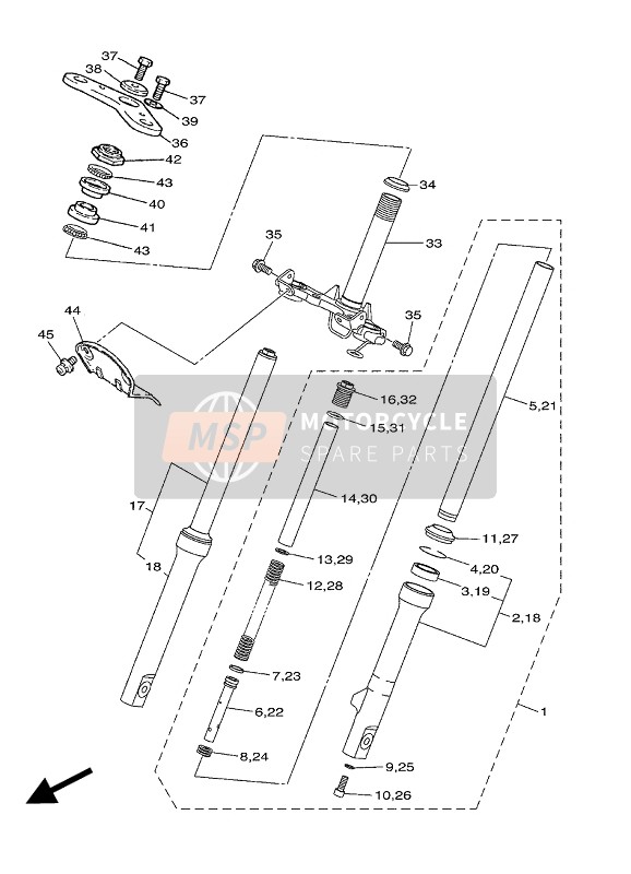 2SA231510000, Spring, Rebound, Yamaha, 0