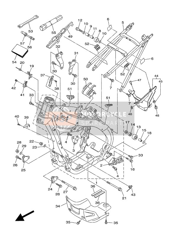 2GB2171E0100, Cover, Side 5, Yamaha, 0