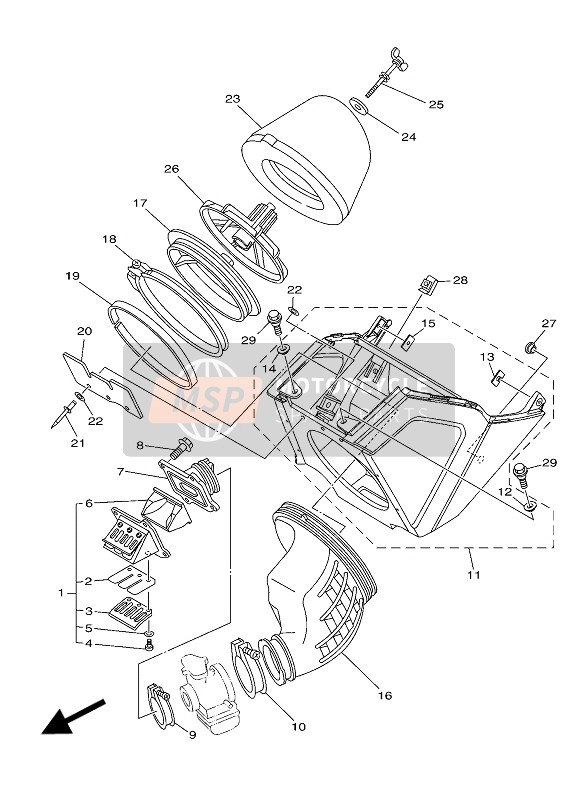 Yamaha YZ125 2018 EINLASS für ein 2018 Yamaha YZ125