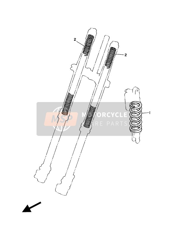 Yamaha YZ250 2018 Alternative pour le châssis pour un 2018 Yamaha YZ250