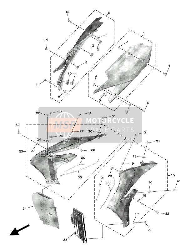 BR91446R0000, Dichtung, Yamaha, 0