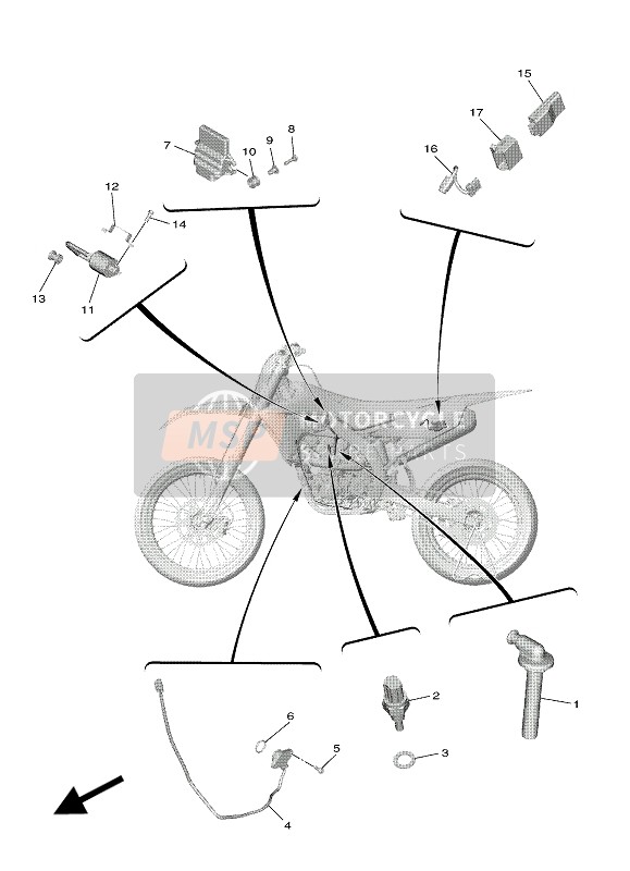 BR98591A1000, Bloc De Control, Yamaha, 0