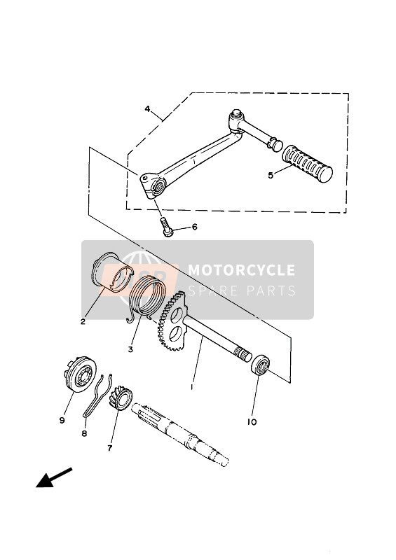 Yamaha PW50 2019 Starter für ein 2019 Yamaha PW50