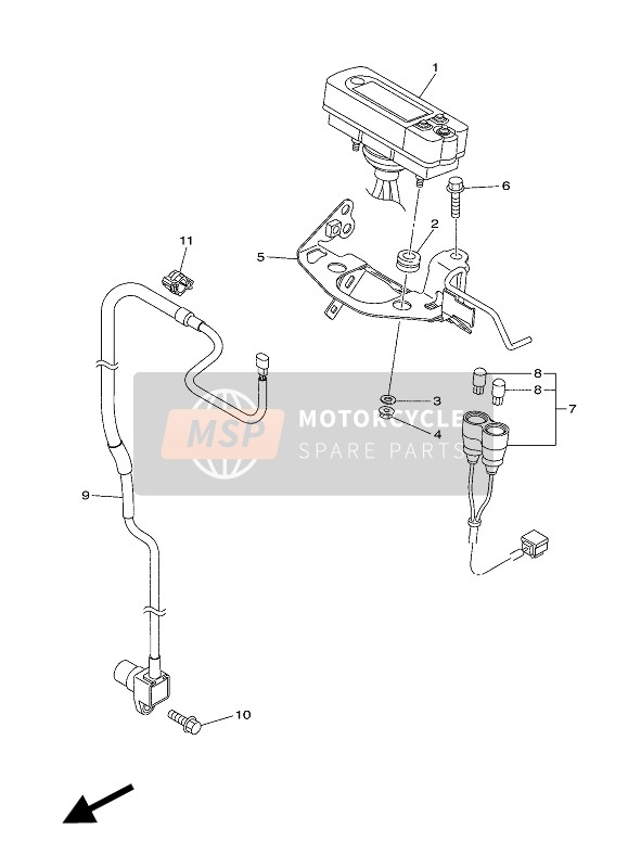 B7R835190100, Supporto, Strumenti, Yamaha, 0