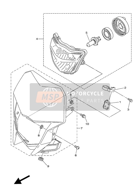 B7R2331E0000, Guide,  Cable, Yamaha, 0