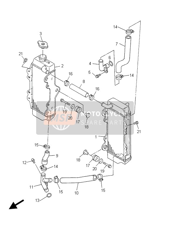 932101650000, O-RING, Yamaha, 3