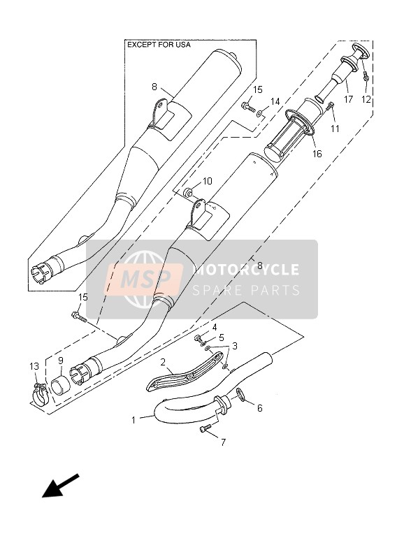 2MCF41810000, Damper, Locating 1, Yamaha, 3